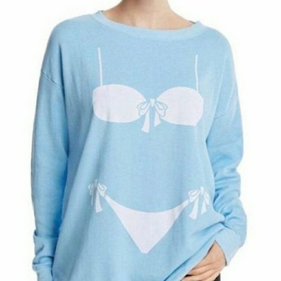 Wildfox Bikini Bod Road Trip Sweatshirt NWT - Picture 2 of 9